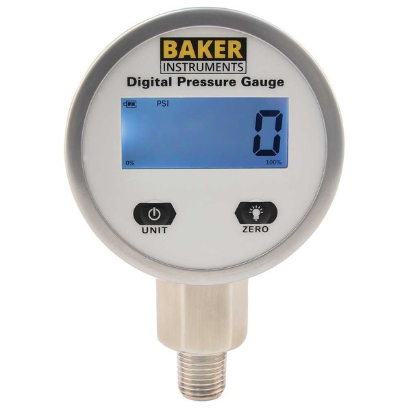 Baker Instruments B51000 Digital Pressure Gauge, 0 to 1000 psi B51000